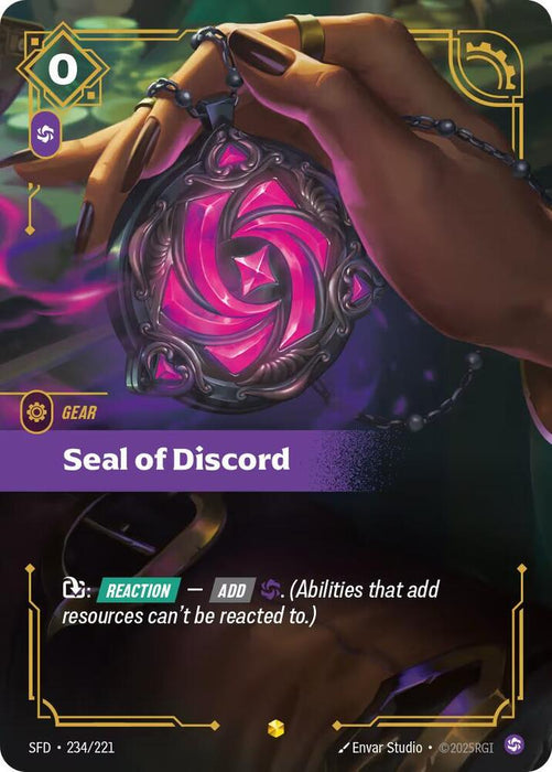 Seal of Discord (Overnumbered) - Spiritforged (SPF) (234/221)