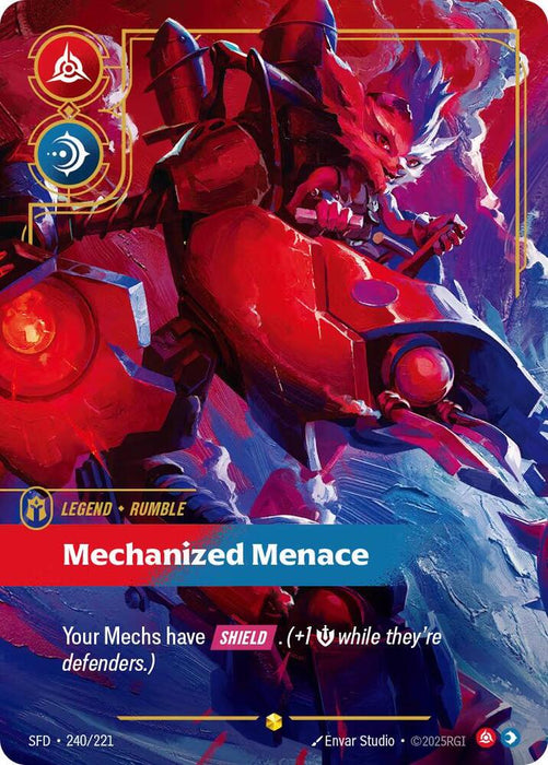 Rumble - Mechanized Menace (Overnumbered) - Spiritforged (SPF) (240/221)