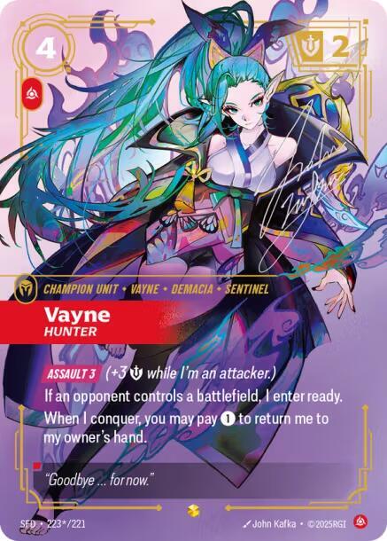 Vayne - Hunter (Signature) - Spiritforged (SPF) (223*/221)