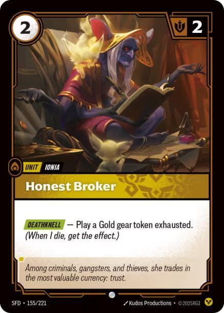 Honest Broker - Spiritforged (SPF) (155/221)