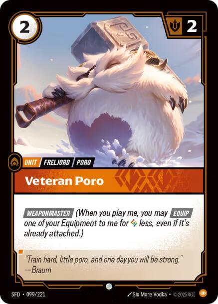 Veteran Poro - Spiritforged (SPF) (099/221)