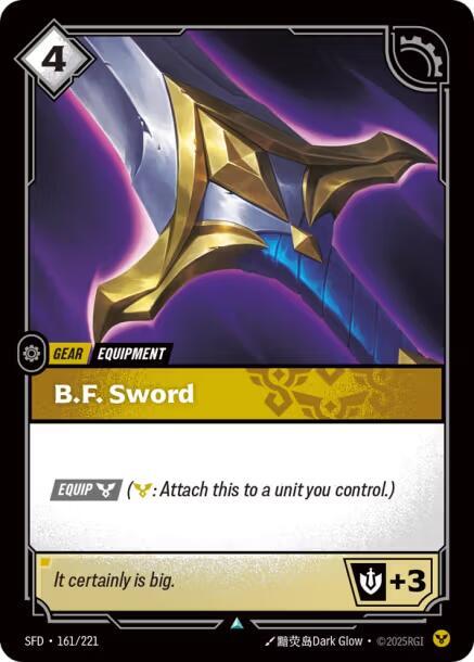 B.F. Sword - Spiritforged (SPF) (161/221)