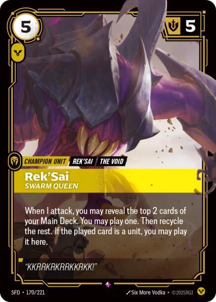 Rek'Sai - Swarm Queen - Spiritforged (SPF) (170/221)