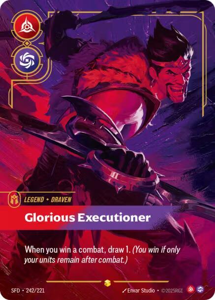 Draven - Glorious Executioner (Overnumbered) - Spiritforged (SPF) (242/221)