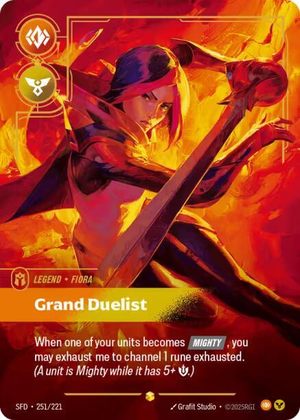 Fiora - Grand Duelist (Overnumbered) - Spiritforged (SPF) (251/221)