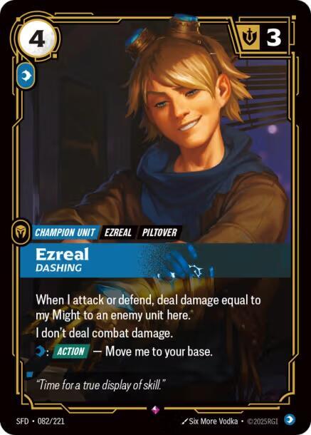 Ezreal - Dashing - Spiritforged (SPF) (082/221)