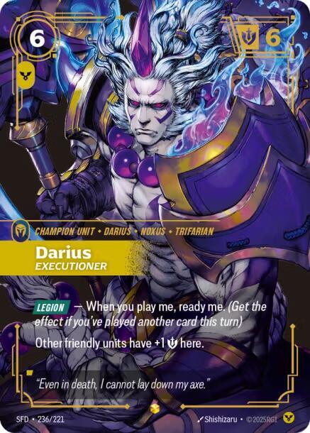 Darius - Executioner (Overnumbered) - Spiritforged (SPF) (236/221)