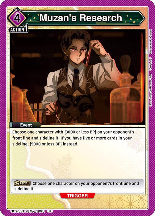Muzan's Research (061) - UEX05BT: Demon Slayer: Kimetsu no Yaiba Vol.2 (UEX05BT)