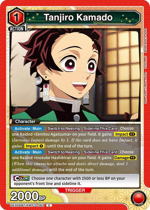 Tanjiro Kamado (063) - UEX05BT: Demon Slayer: Kimetsu no Yaiba Vol.2 (UEX05BT)