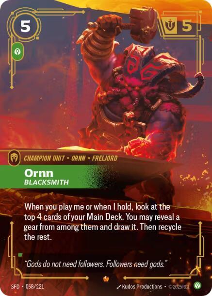 Ornn - Blacksmith - Spiritforged (SPF) (058/221)