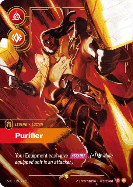 Lucian - Purifier (Overnumbered) - Spiritforged (SPF) (241/221)