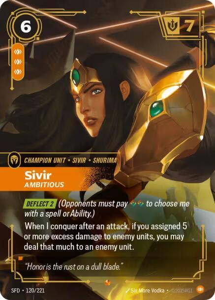 Sivir - Ambitious - Spiritforged (SPF) (120/221)