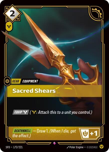 Sacred Shears - Spiritforged (SPF) (172/221)
