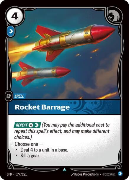 Rocket Barrage - Spiritforged (SPF) (077/221)