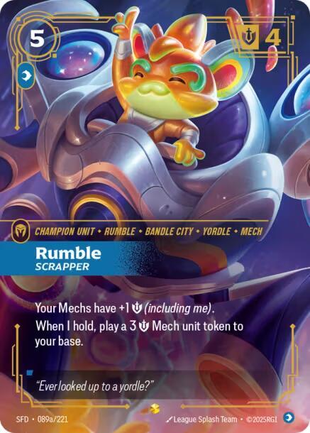 Rumble - Scrapper (Alternate Art) - Spiritforged (SPF) (089a/221)