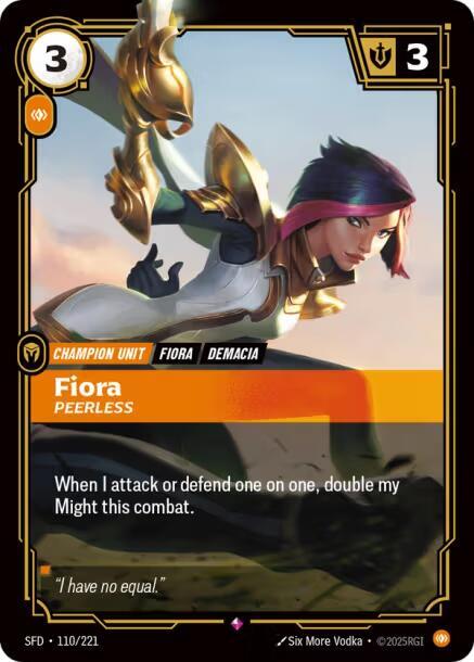 Fiora - Peerless - Spiritforged (SPF) (110/221)