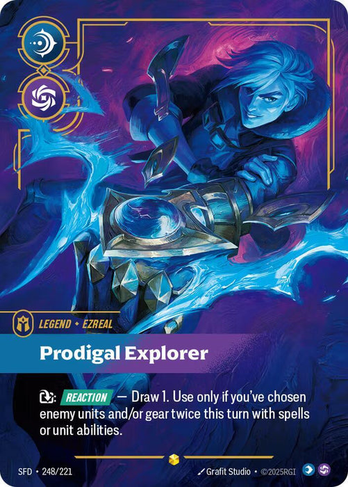 Ezreal - Prodigal Explorer (Overnumbered) - Spiritforged (SPF) (248/221)