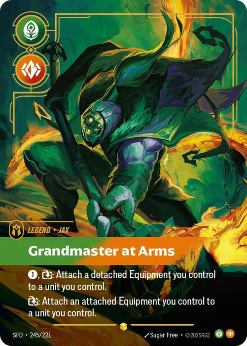 Jax - Grandmaster At Arms (Overnumbered) - Spiritforged (SPF) (245/221)