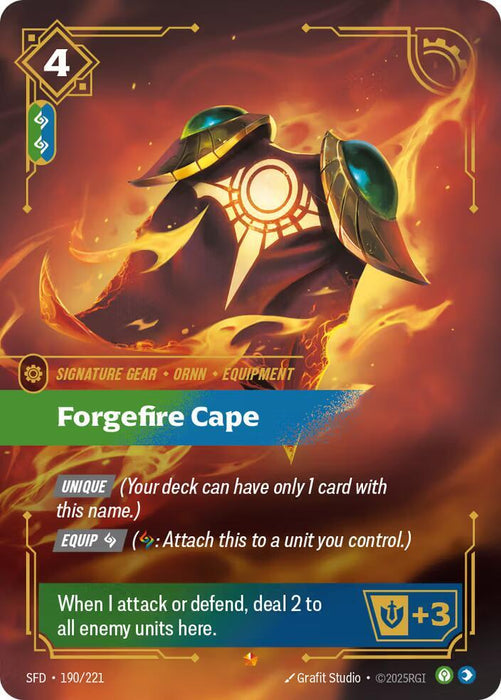 Forgefire Cape - Spiritforged (SPF) (190/221)