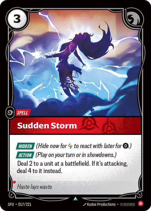 Sudden Storm - Spiritforged (SPF) (017/221)
