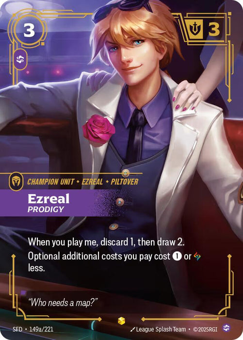 Ezreal - Prodigy (Alternate Art) - Spiritforged (SPF) (149a/221)