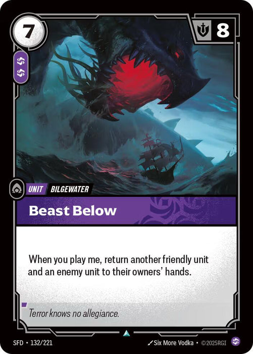 Beast Below - Spiritforged (SPF) (132/221)