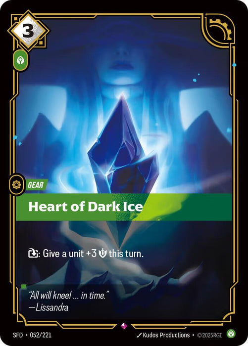 Heart of Dark Ice - Spiritforged (SPF) (052/221)