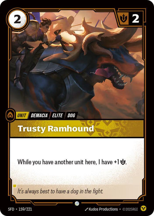 Trusty Ramhound - Spiritforged (SPF) (159/221)