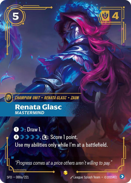 Renata Glasc - Mastermind (Alternate Art) - Spiritforged (SPF) (088a/221)
