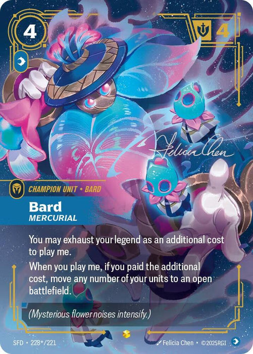 Bard - Mercurial (Signature) - Spiritforged (SPF) (228*/221)