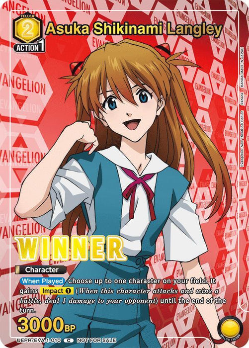 Asuka Shikinami Langley (Winner) - Union Arena Promotion Cards (UEPR)