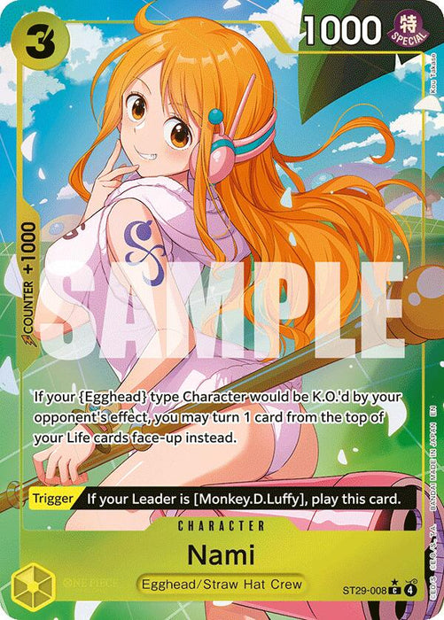 Nami (Full Art) [Starter Deck: Egghead]