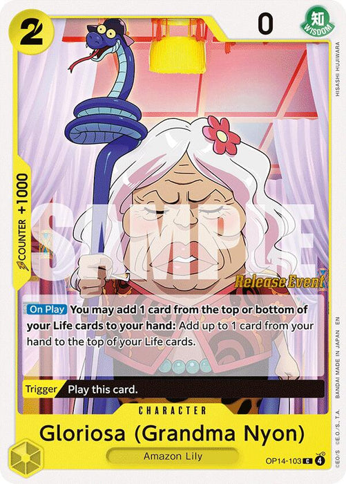 Gloriosa (Grandma Nyon) [The Azure Sea's Seven Release Event Cards]