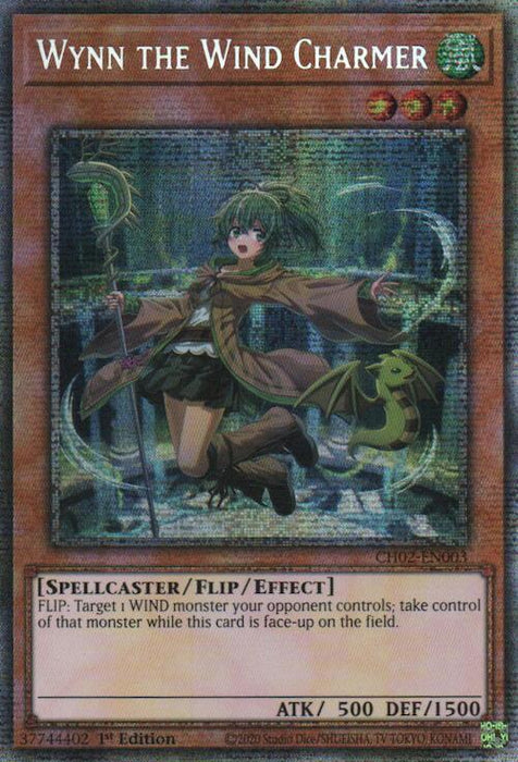 Wynn the Wind Charmer (Starlight Rare) [CH02-EN003] Starlight Rare