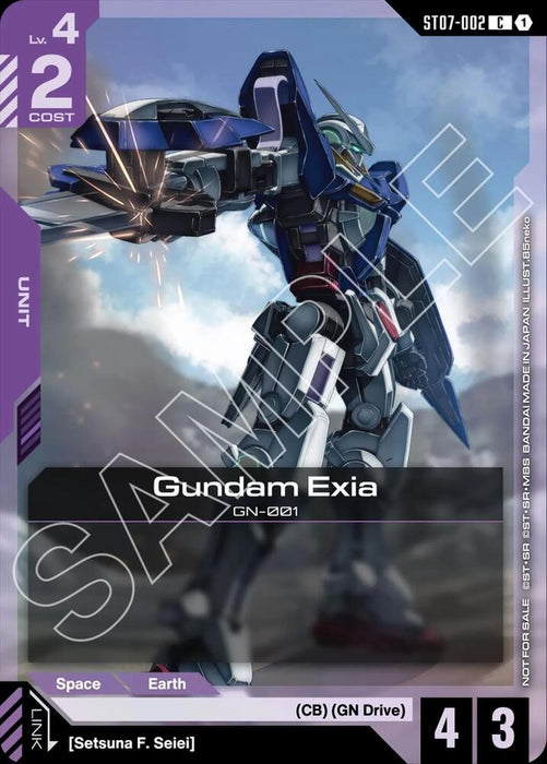 Gundam Exia (ST07 Release Event) - Gundam Promotional Cards (GCG-PR) (ST07-002)