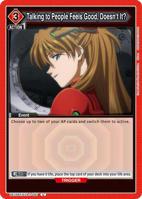 Talking to People Feels Good, Doesn't It? (097) - UE15BT: Evangelion: New Theatrical Edition (UE15BT)