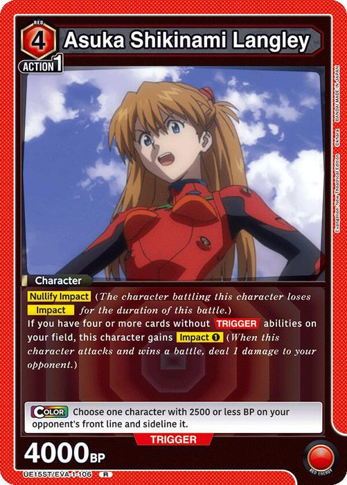 Asuka Shikinami Langley (106) - UE15ST: Evangelion: New Theatrical Edition Starter Deck (UE15ST)