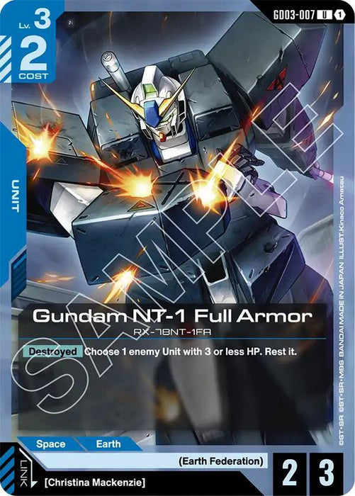 Gundam NT-1 Full Armor - Steel Requiem (GD03-007)