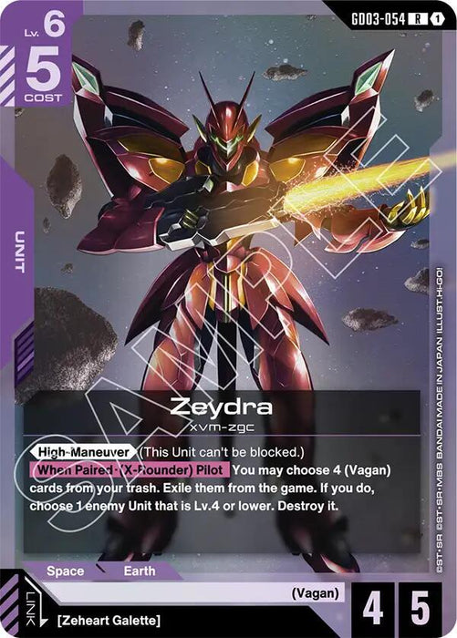 Zeydra - Steel Requiem (GD03-054)