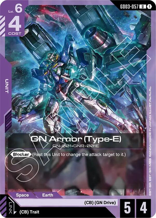 GN Armor (Type-E) - Steel Requiem (GD03-057)
