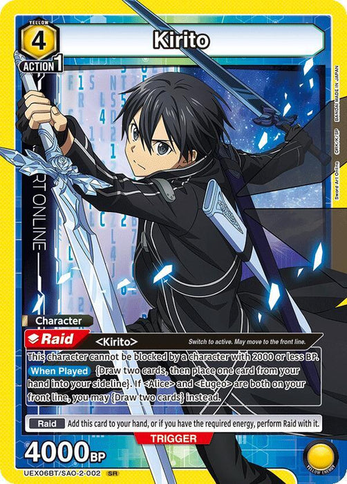 Kirito (002) - UEX06BT: Sword Art Online Vol.2 (UEX06BT)