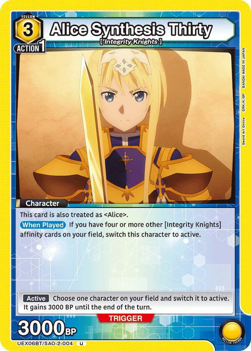 Alice Synthesis Thirty (004) - UEX06BT: Sword Art Online Vol.2 (UEX06BT)