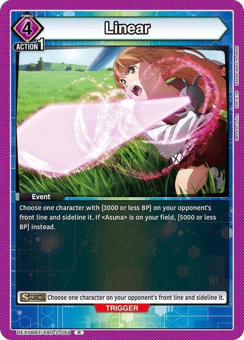 Linear (059) - UEX06BT: Sword Art Online Vol.2 (UEX06BT)