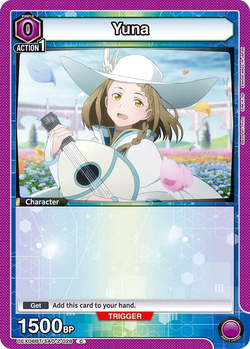 Yuna (028) (Box Topper Foil) - UEX06BT: Sword Art Online Vol.2 (UEX06BT)