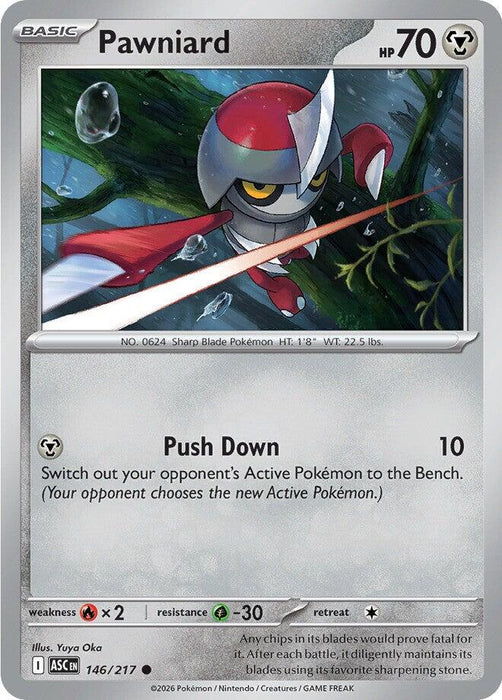 Pawniard (146/217) [Mega Evolution: Ascended Heroes]