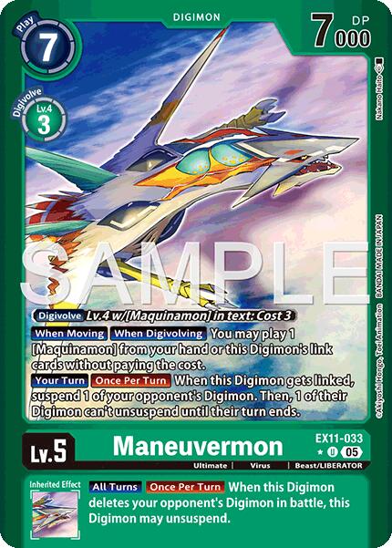 Maneuvermon [EX11-033] (Limited Foil) [Dawn of Liberator]