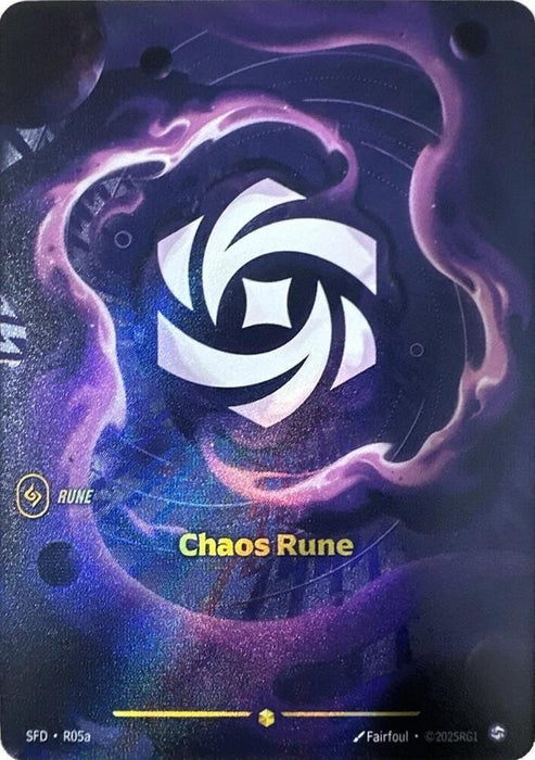 Chaos Rune (Alternate Art) - Spiritforged (SPF) (R05a)