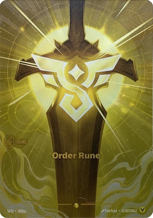 Order Rune (Alternate Art) - Spiritforged (SPF) (R06a)