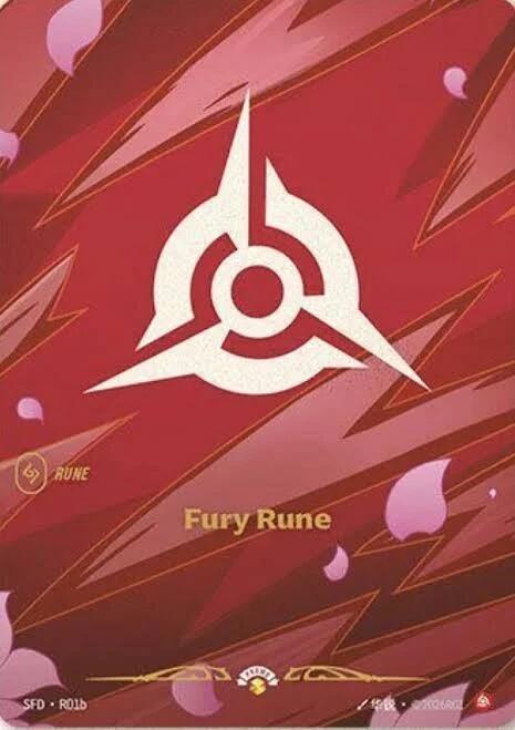 Fury Rune (R01b) - Spiritforged (SFD)