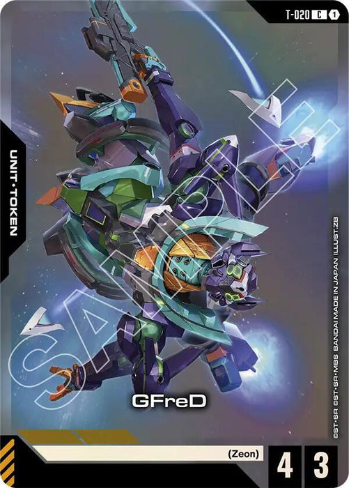 GFreD (T-020) Token (Premium Card Collection Gundam Assemble) - Gundam Promotional Cards (GCG-PR)